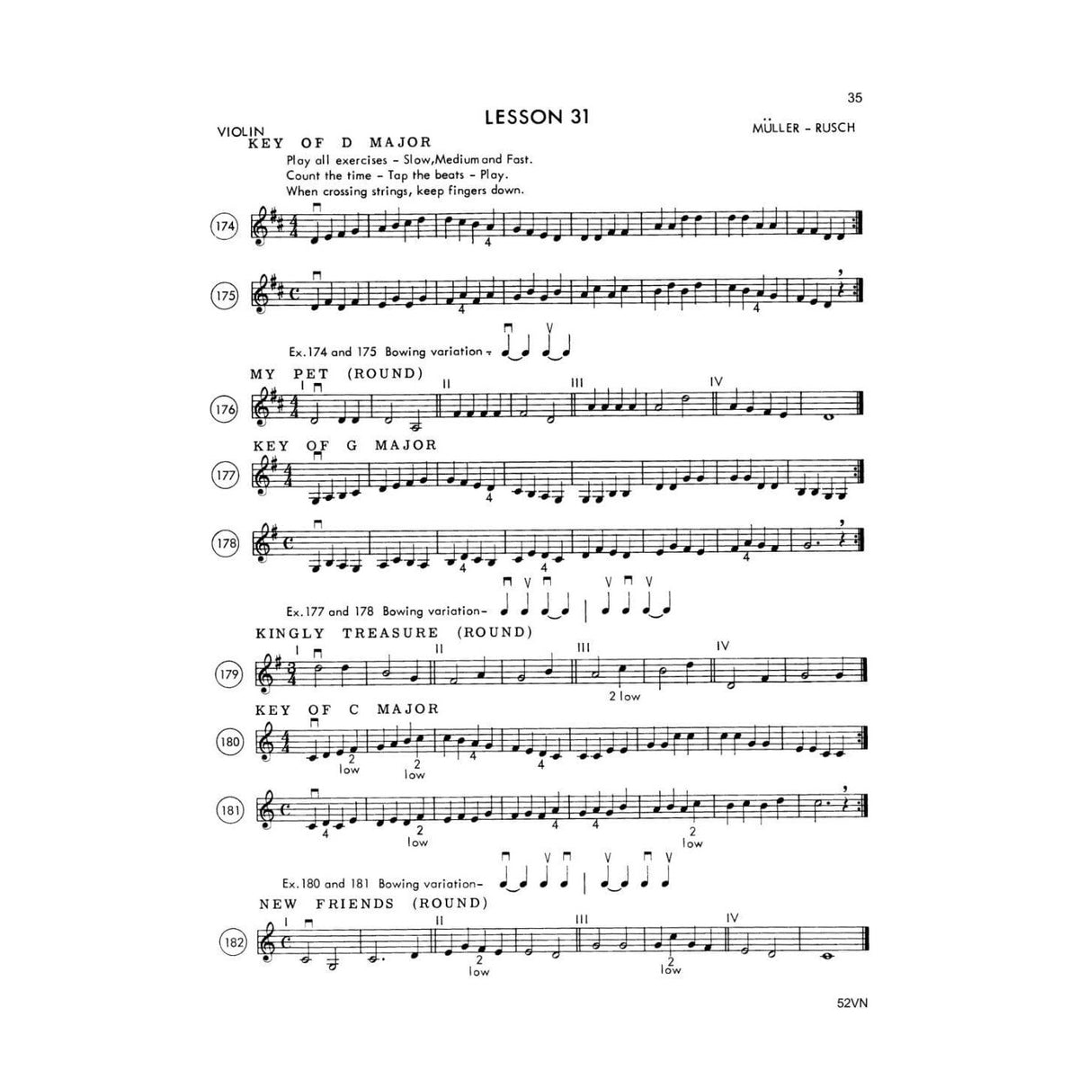 Müller/Rusch - String Method, Book 2 - Violin - Kjos Music Co