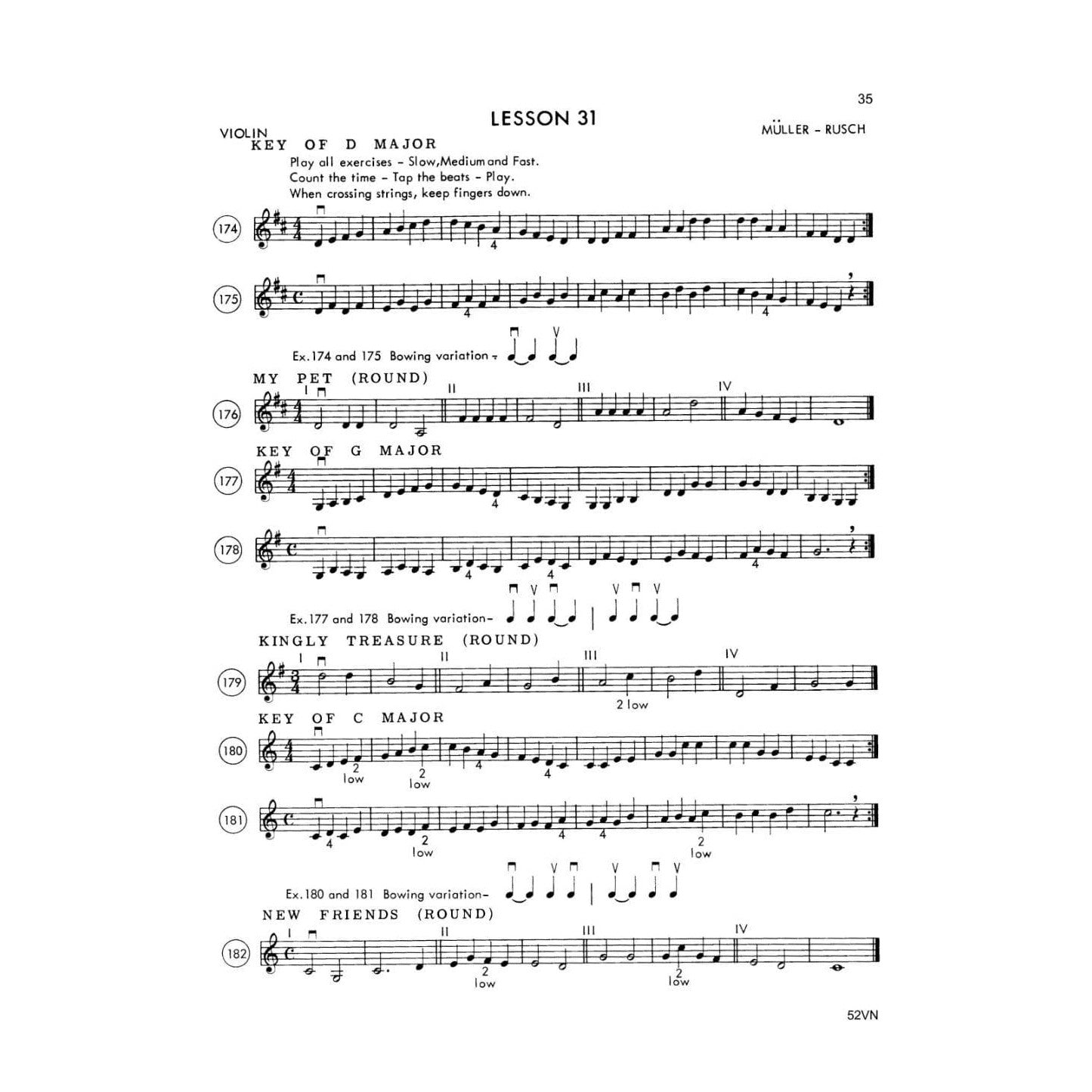 Müller/Rusch - String Method, Book 2 - Violin - Kjos Music Co