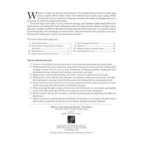 Selby/Rush/Moon - Habits of a Successful String Musician - for Viola - GIA Publications