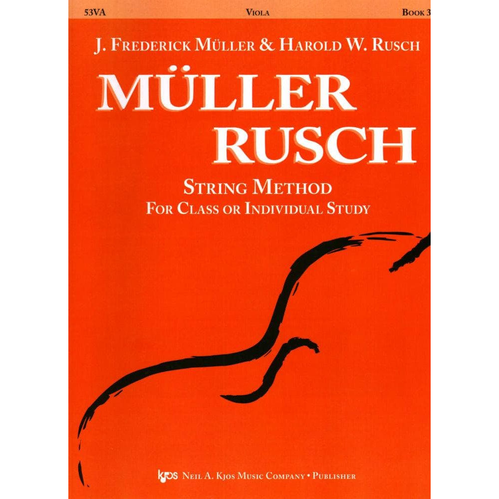 Müller/Rusch - String Method - Viola - Book 3 - Neil A Kjos