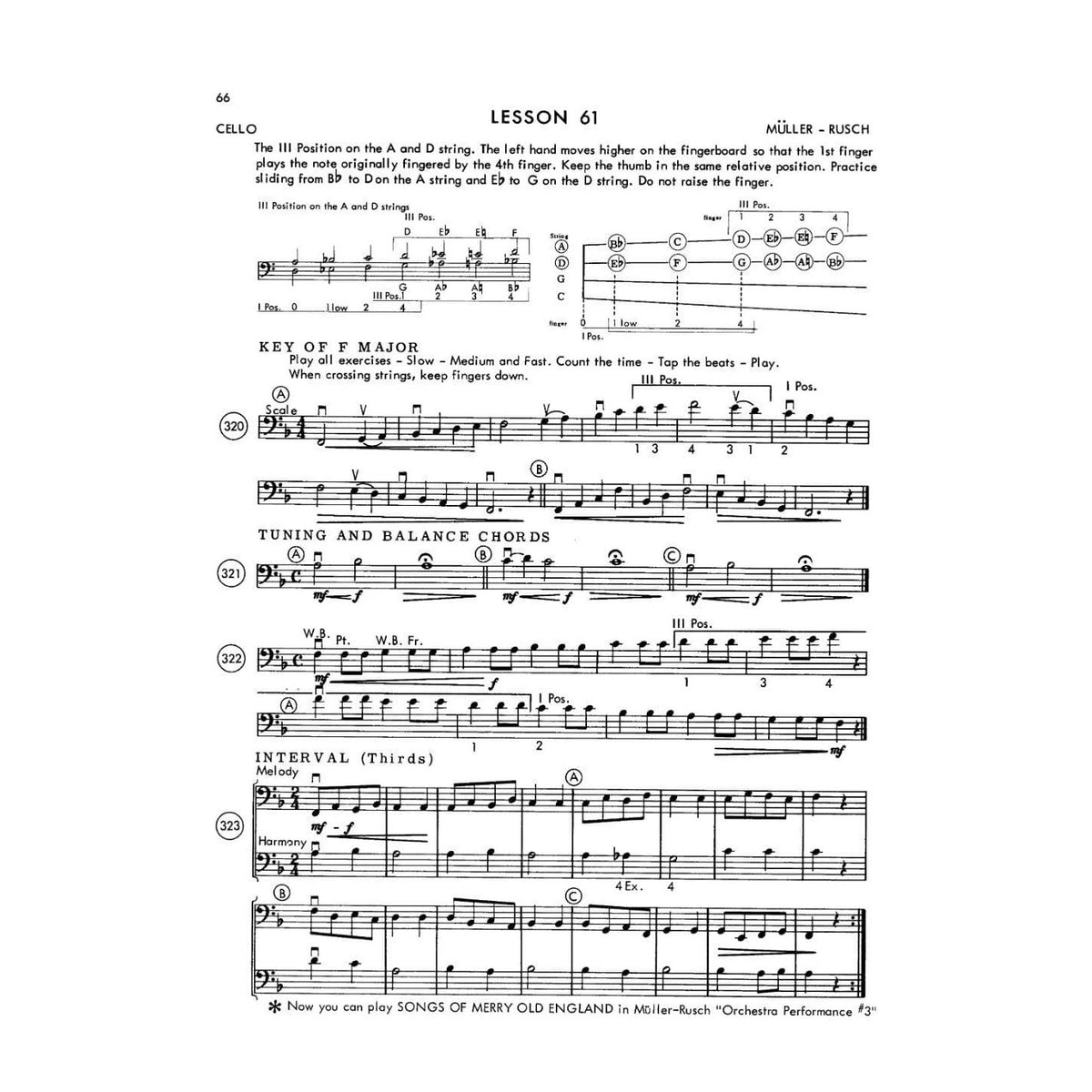 Müller/Rusch - String Method, Book 3 - Cello - Kjos Music Co