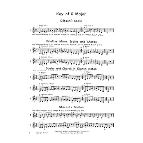 Whistler/Hummel - Intermediate Scales & Bowings, for Violin Published by Rubank Publications