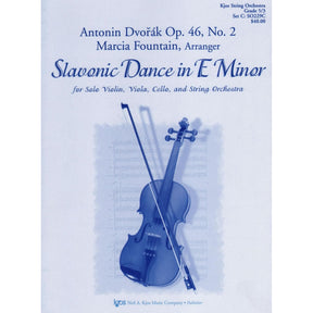 Dvo?ák, Antonín - Slavonic Dance in e minor, Op 46, No 2 - String Orchestra - Score and Parts - Neil A Kjos Music Co