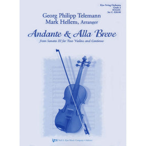 Telemann-Andante and Alla Breve for String Orch