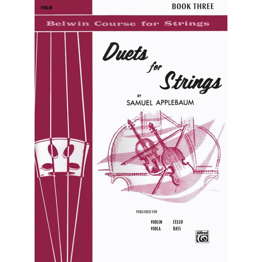 Applebaum, Samuel - Duets For Strings - Book 3 for Violin - Belwin/Mills Publication