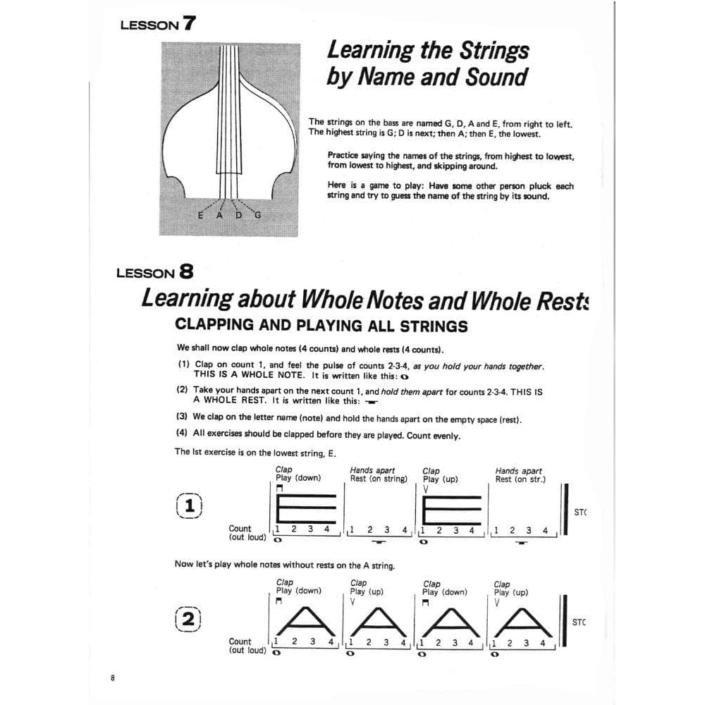 Matesky/Womack - Learn To Play A Stringed Instrument! Book 1 - Bass - Alfred Music Publishing