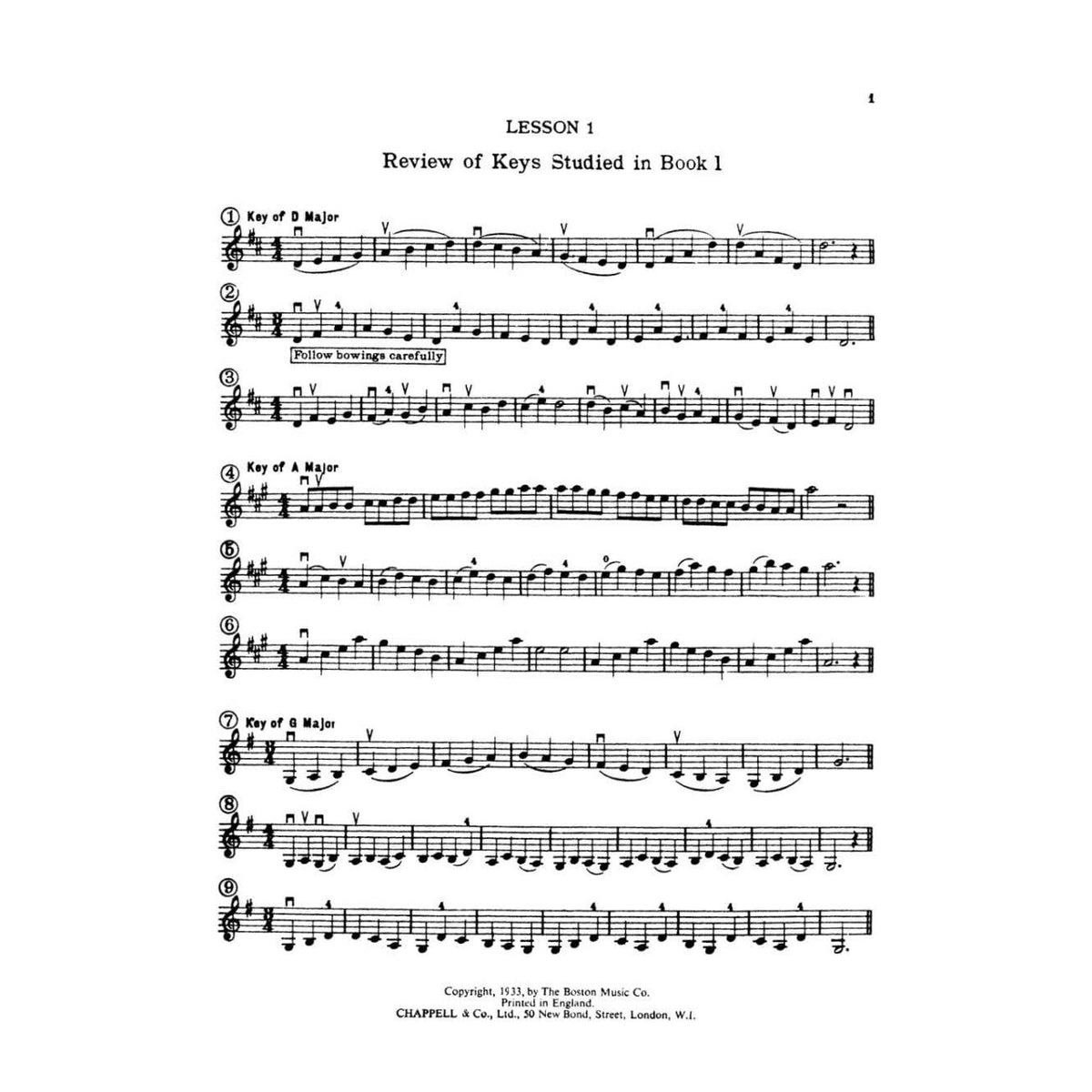 Herfurth, C Paul - A Tune A Day String Method, Book 2 - Violin - Boston Music Co