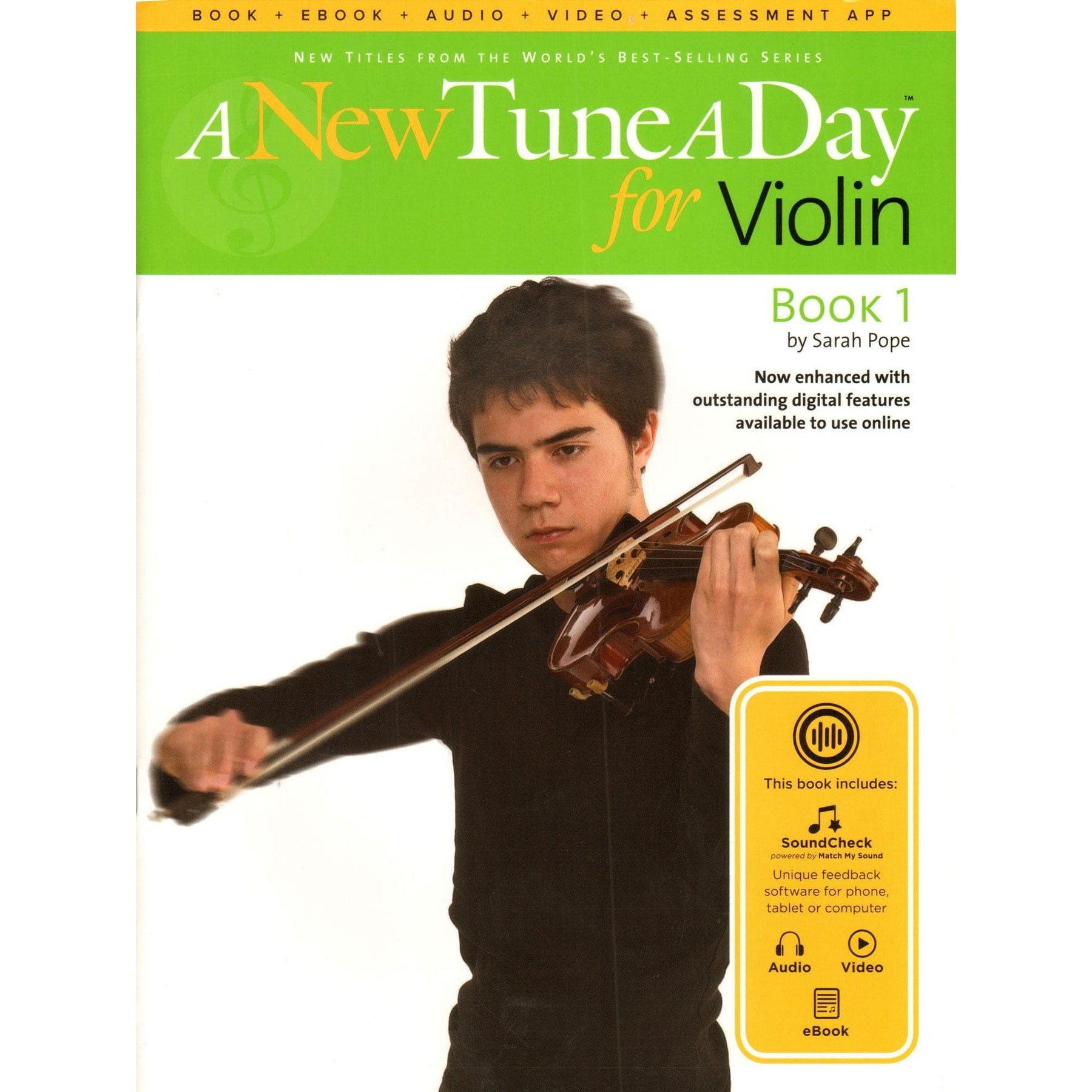 Pope, Sarah - A New Tune A Day Violin Method, Book 1 - Book/Online Audio - Hal Leonard