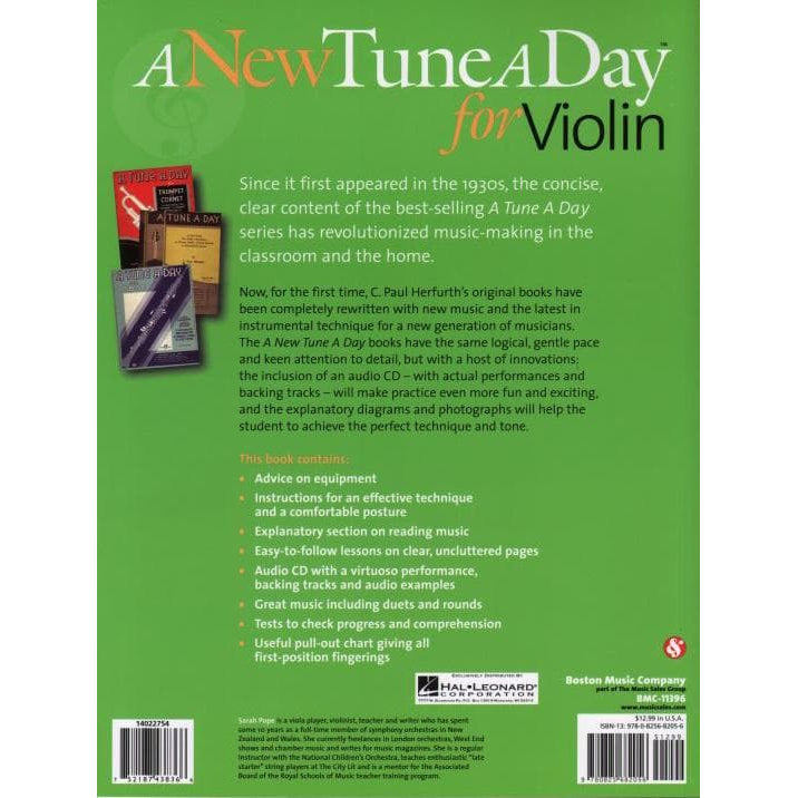 Pope, Sarah - A New Tune A Day Violin Method, Book 1 - Book/Online Audio - Hal Leonard
