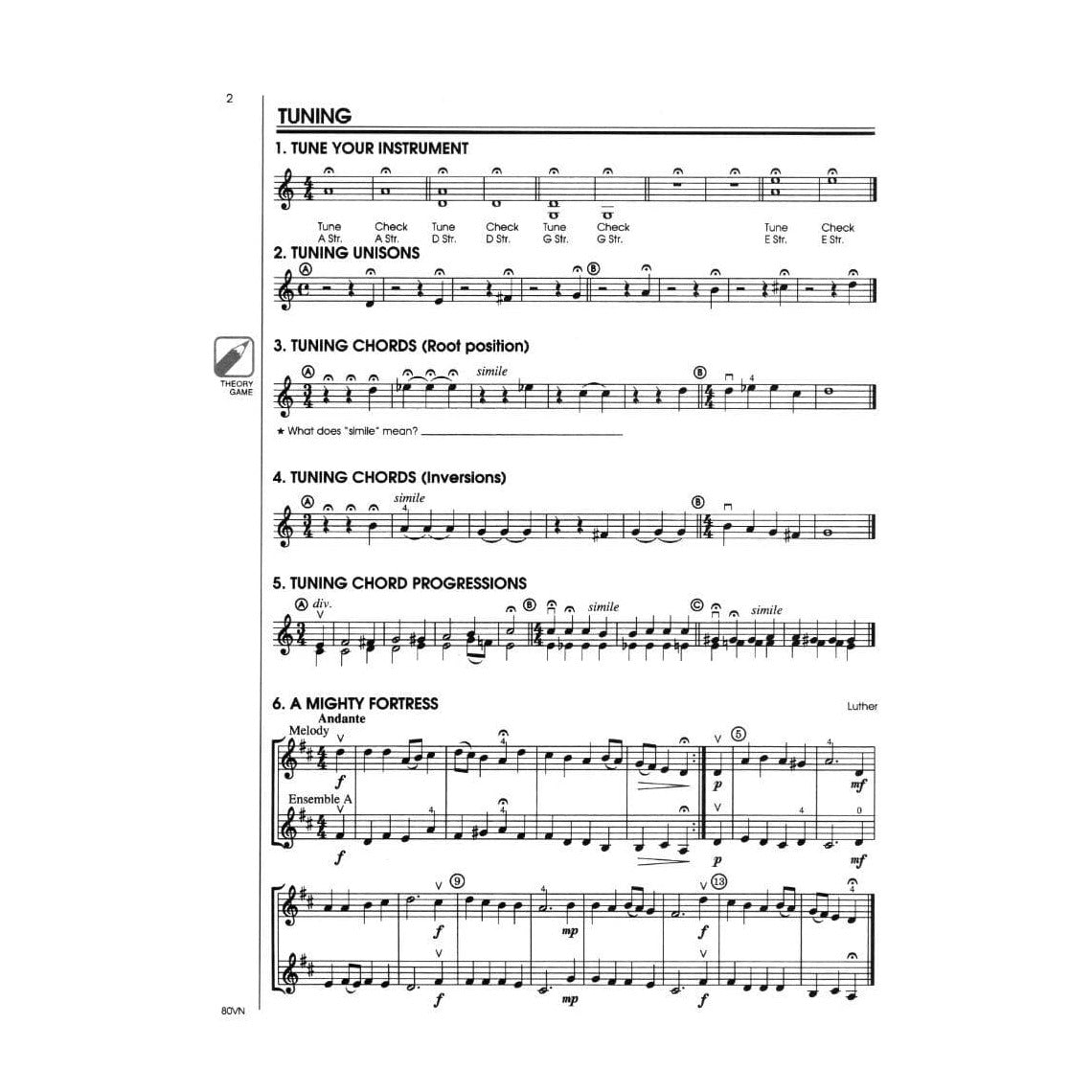 All For Strings Comprehensive String Method - Book 3 for Violin by Gerald E Anderson and Robert S Frost - Kjos Music