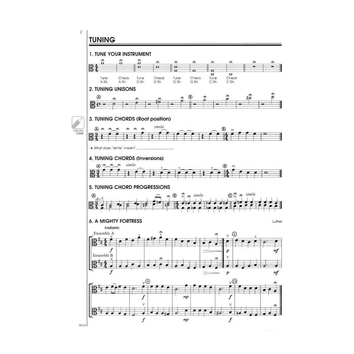 All For Strings Comprehensive String Method - Book 3 for Viola by Gerald E Anderson and Robert S Frost