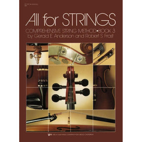 Anderson, Gerald - All For Strings Method, Book 3 - Score - Kjos Music Co.