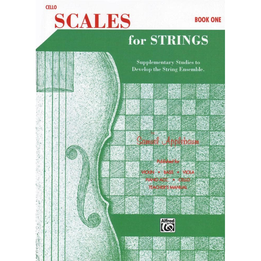 Applebaum, Samuel - Scales For Strings - Book 1 for Cello - Belwin/Mills Publication
