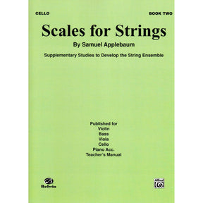 Applebaum, Samuel - Scales For Strings - Book 2 for Cello - Belwin/Mills Publication