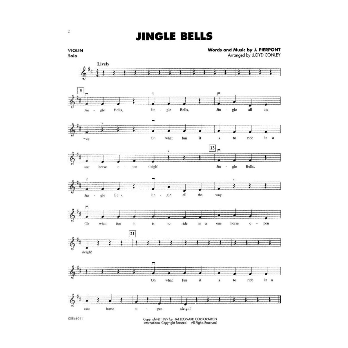 Christmas Favorites for Strings Book for Violin