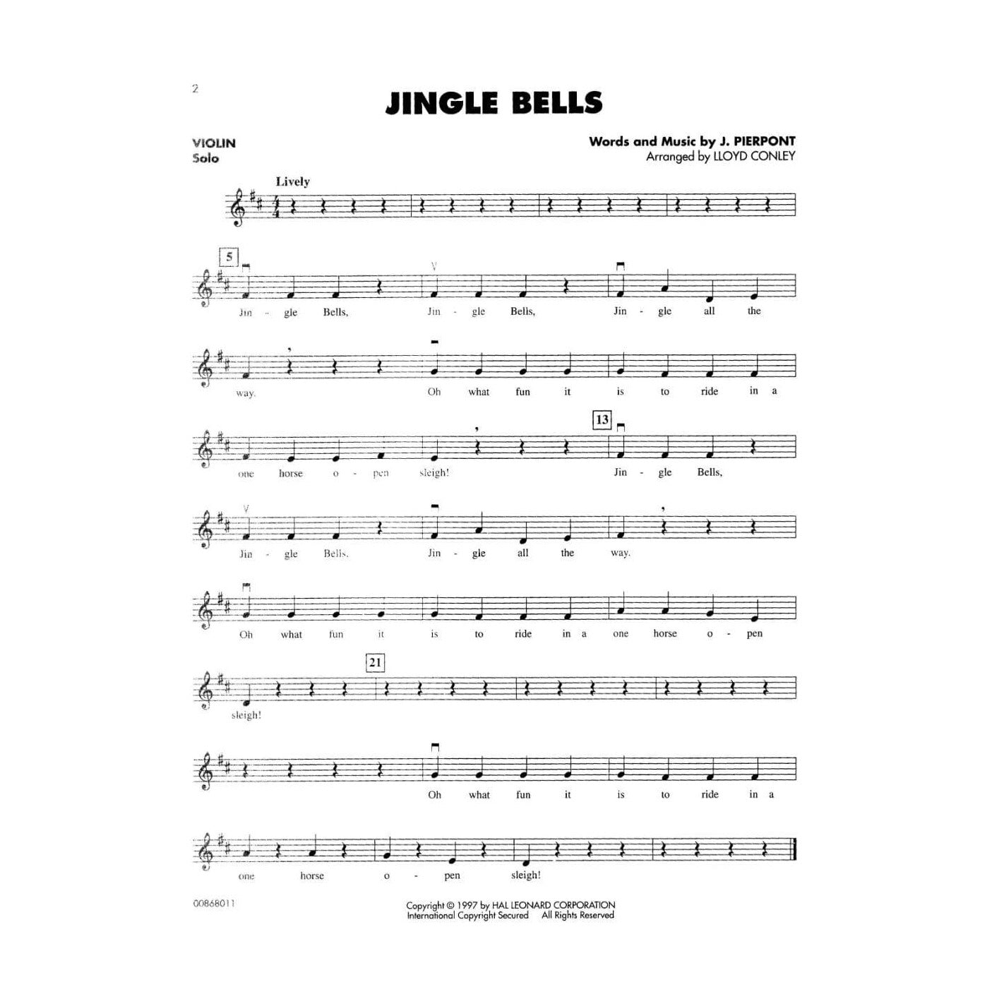 Christmas Favorites for Strings Book for Violin