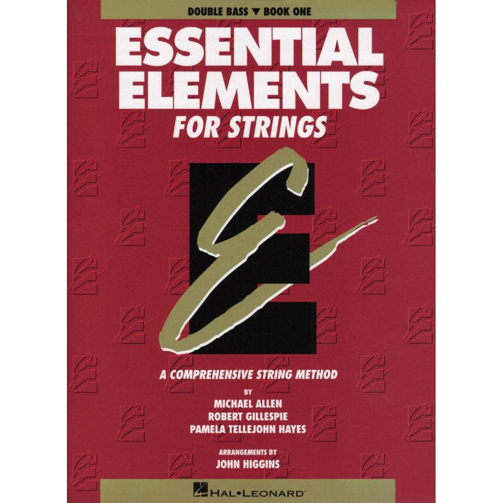 Essential Elements for Strings, Book 1 - Bass - by Allen/Gillespie/Hayes - Hal Leonard Publication