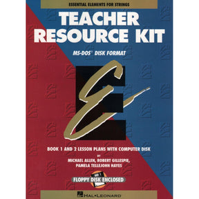 Essential Elements For Strings, Books 1 and 2 - Teacher Resource Kit - Book/MS-DOS disk set - by Allen/Gillespie/Hayes - Hal Leonard Publication