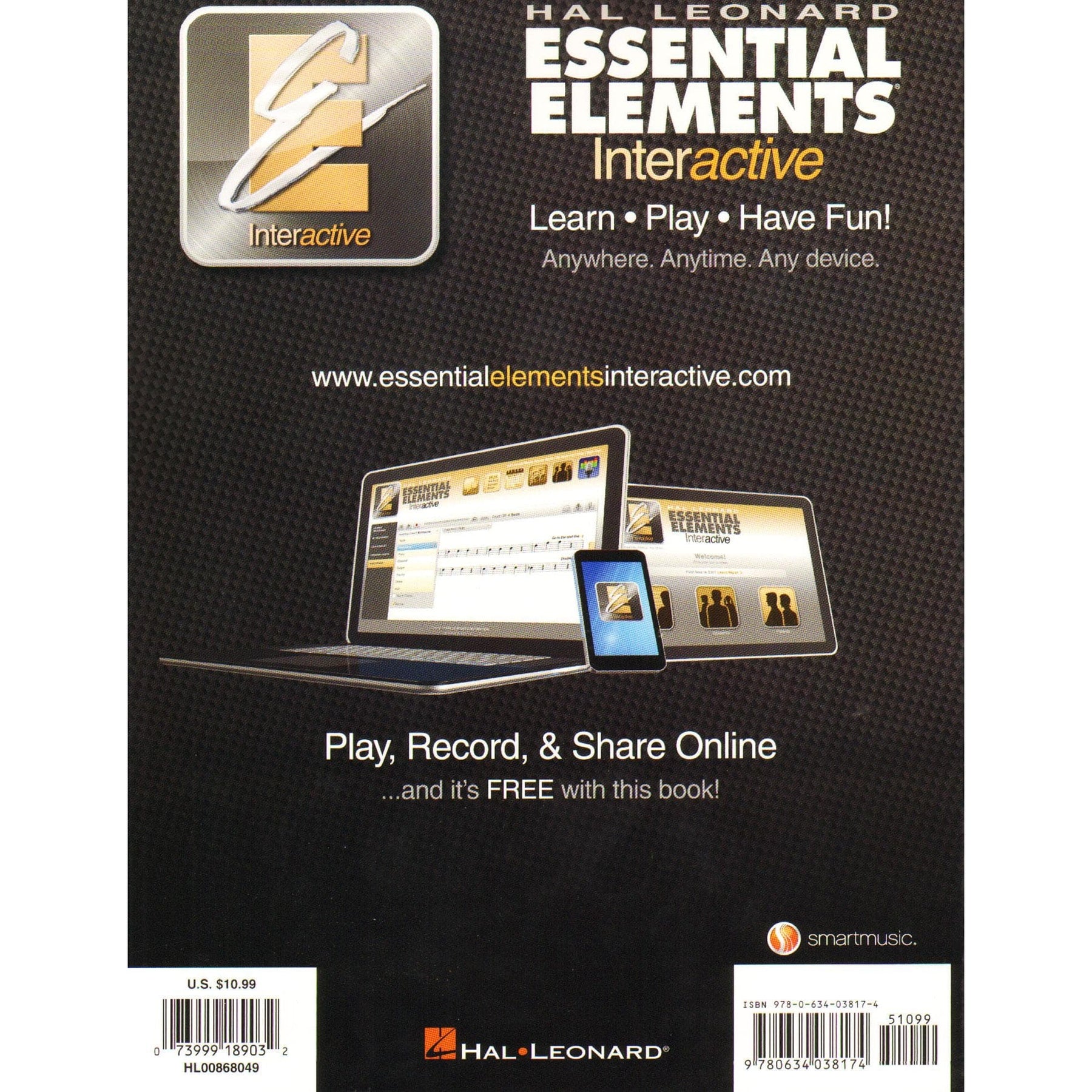 Essential Elements Interactive (formerly 2000) for Strings - Viola Book 1 - by Allen/Gillespie/Hayes - Hal Leonard Publication