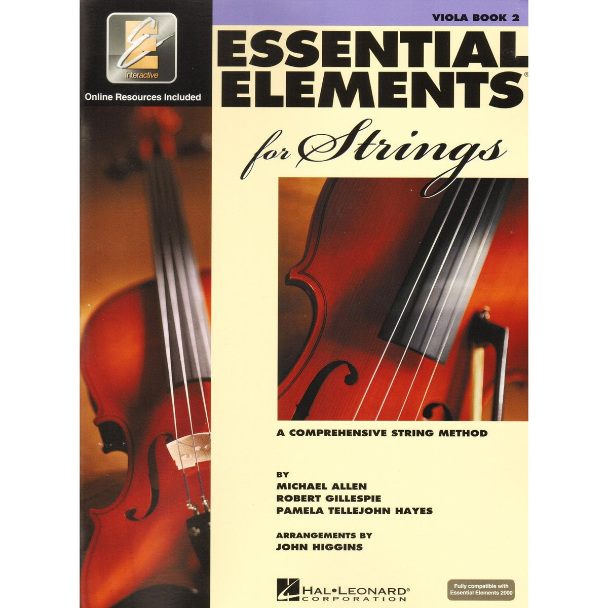 Essential Elements Interactive (formerly 2000) for Strings - Viola Book 2 - by Allen/Gillespie/Hayes - Hal Leonard Publication