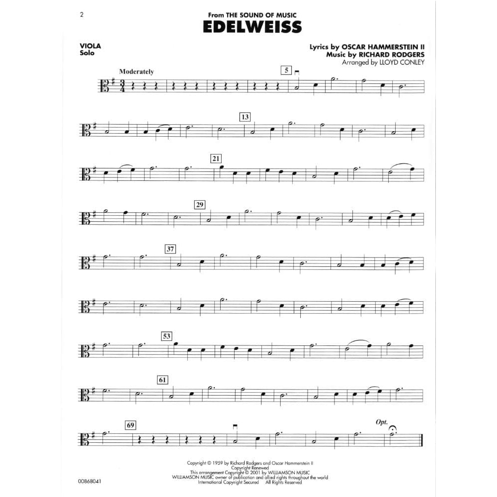 Essential Elements: Broadway Favorites - Viola - arranged by Lloyd Conley - Hal Leonard Publication