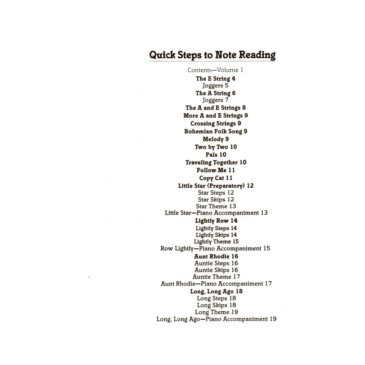 Fink/Müller/Rusch/Spinosa - Quick Steps To Note Reading, Book 1 - Violin - Neil A Kjos Music Co