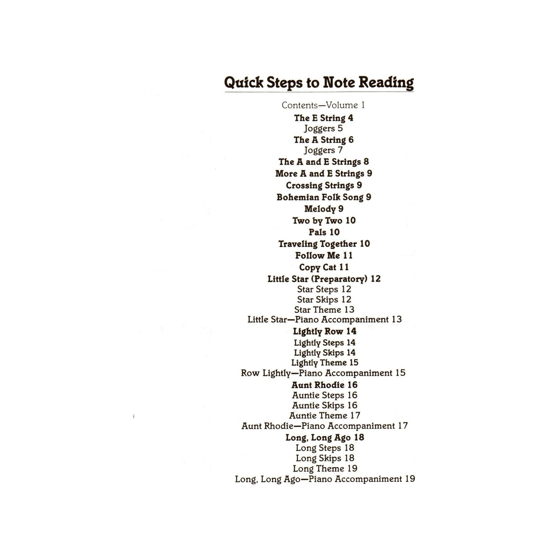 Fink/Müller/Rusch/Spinosa - Quick Steps To Note Reading, Book 1 - Violin - Neil A Kjos Music Co