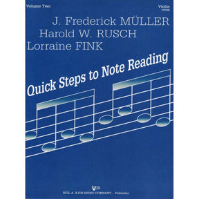 Fink/Müller/Rusch - Quick Steps To Note Reading, Book 2 - Violin - Neil A Kjos Music Co