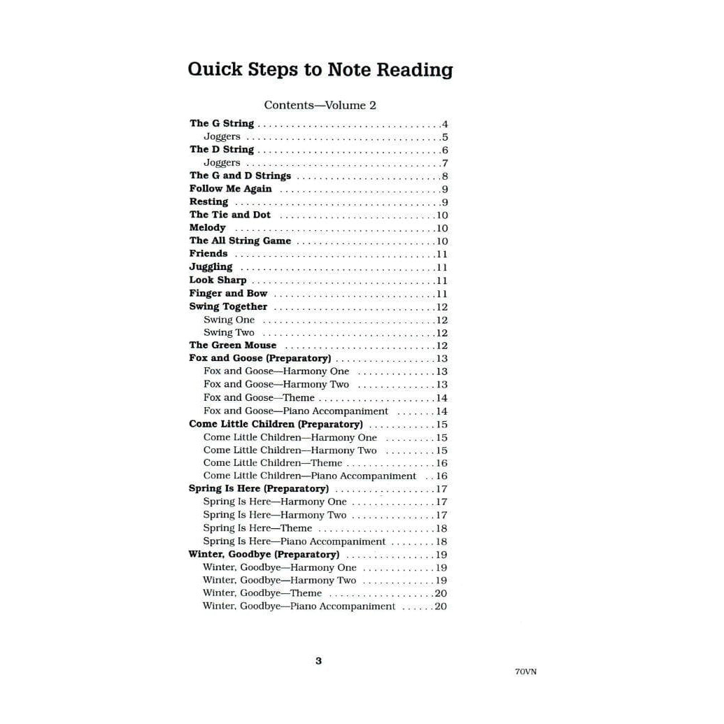 Fink/Müller/Rusch - Quick Steps To Note Reading, Book 2 - Violin - Neil A Kjos Music Co