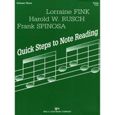 Fink/Müller/Rusch - Quick Steps to Note Reading, Book 3 - Viola - Neil A Kjos Music Co