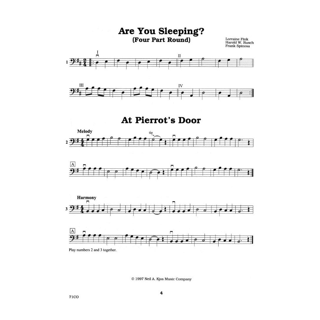 Fink/Müller/Rusch - Quick Steps to Note Reading, Book 3 - Cello - Neil A Kjos Music Co