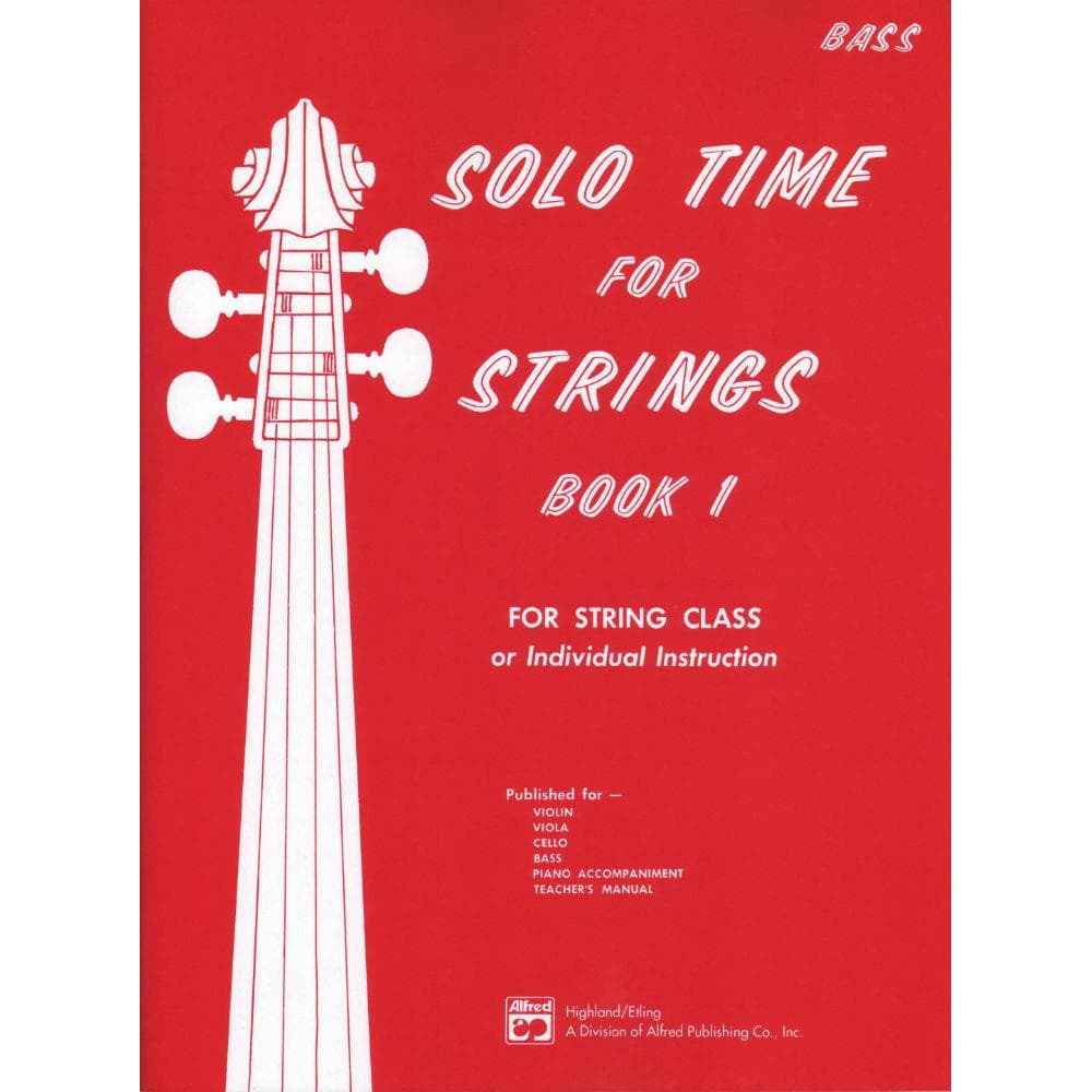 Etling, Forest - Solo Time For Strings, Book 1 - Double Bass - Alfred Music Publishing