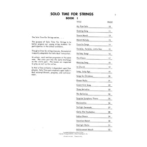 Etling, Forest - Solo Time For Strings, Book 1 - Double Bass - Alfred Music Publishing