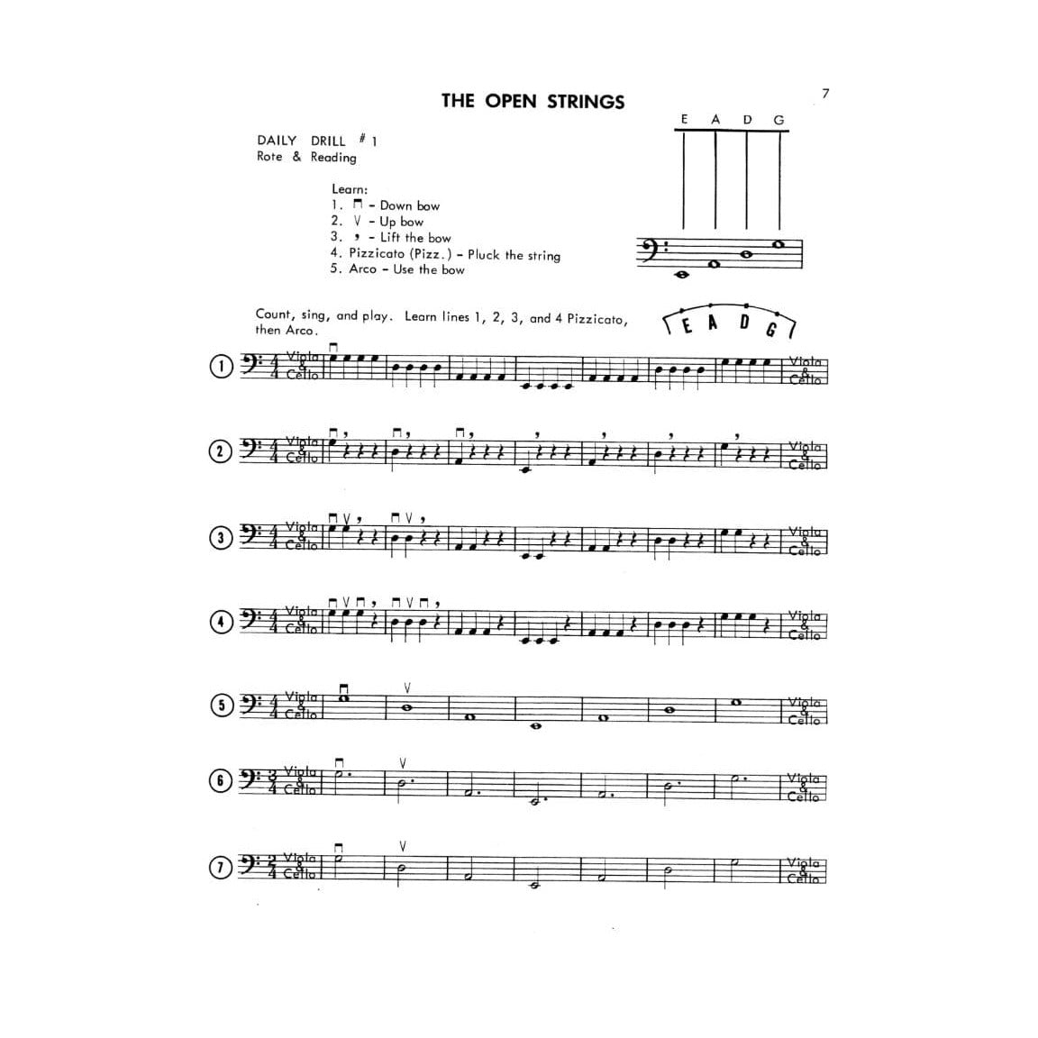 Etling, Forest - Solo Time For Strings, Book 1 - Double Bass - Alfred Music Publishing