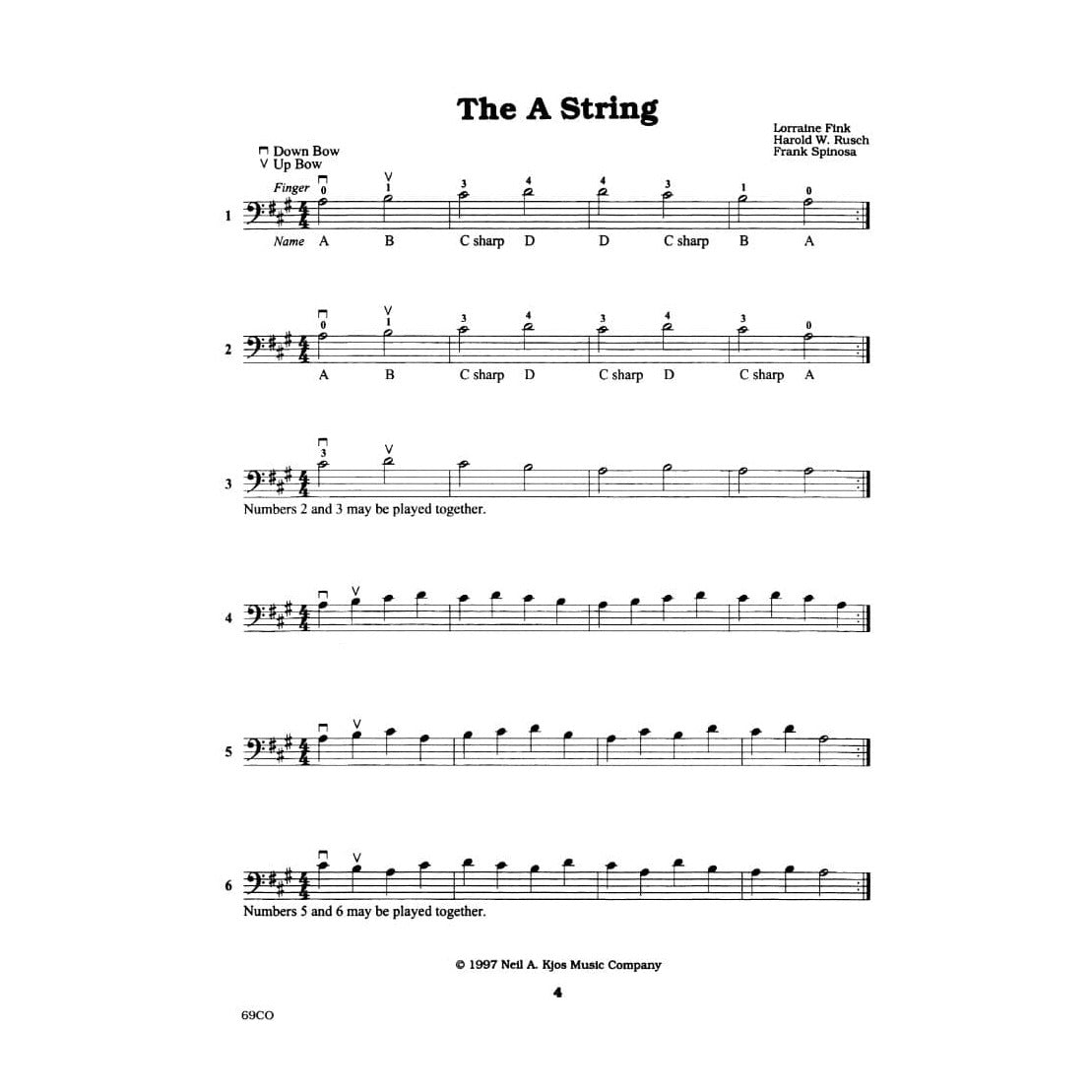 Fink/Müller/Rusch - Quick Steps to Note Reading, Book 1 - Cello - Neil A Kjos Music Co