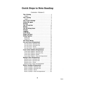 Fink/Müller/Rusch - Quick Steps To Note Reading, Book 2 - Cello - Neil A Kjos Music Co
