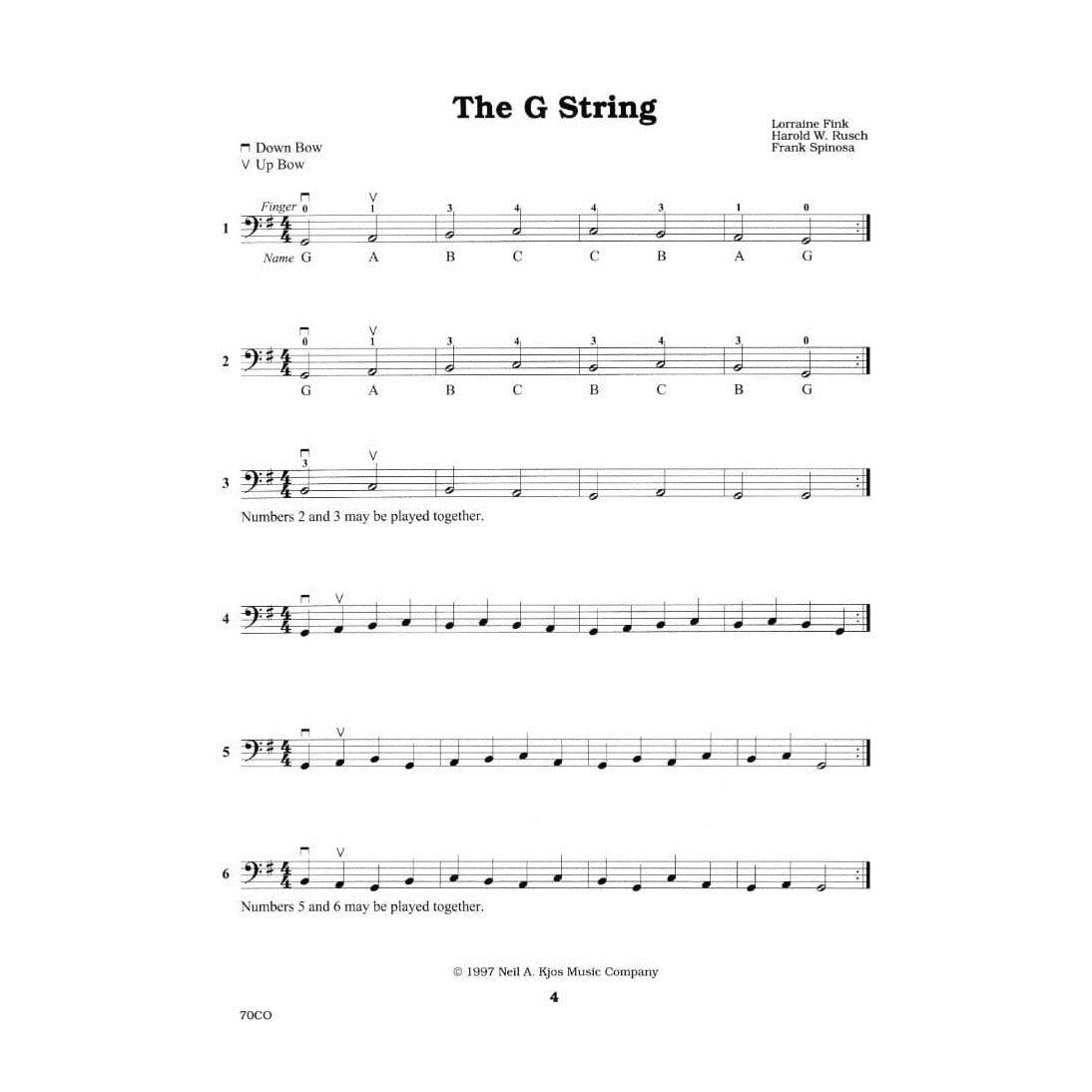 Fink/Müller/Rusch - Quick Steps To Note Reading, Book 2 - Cello - Neil A Kjos Music Co