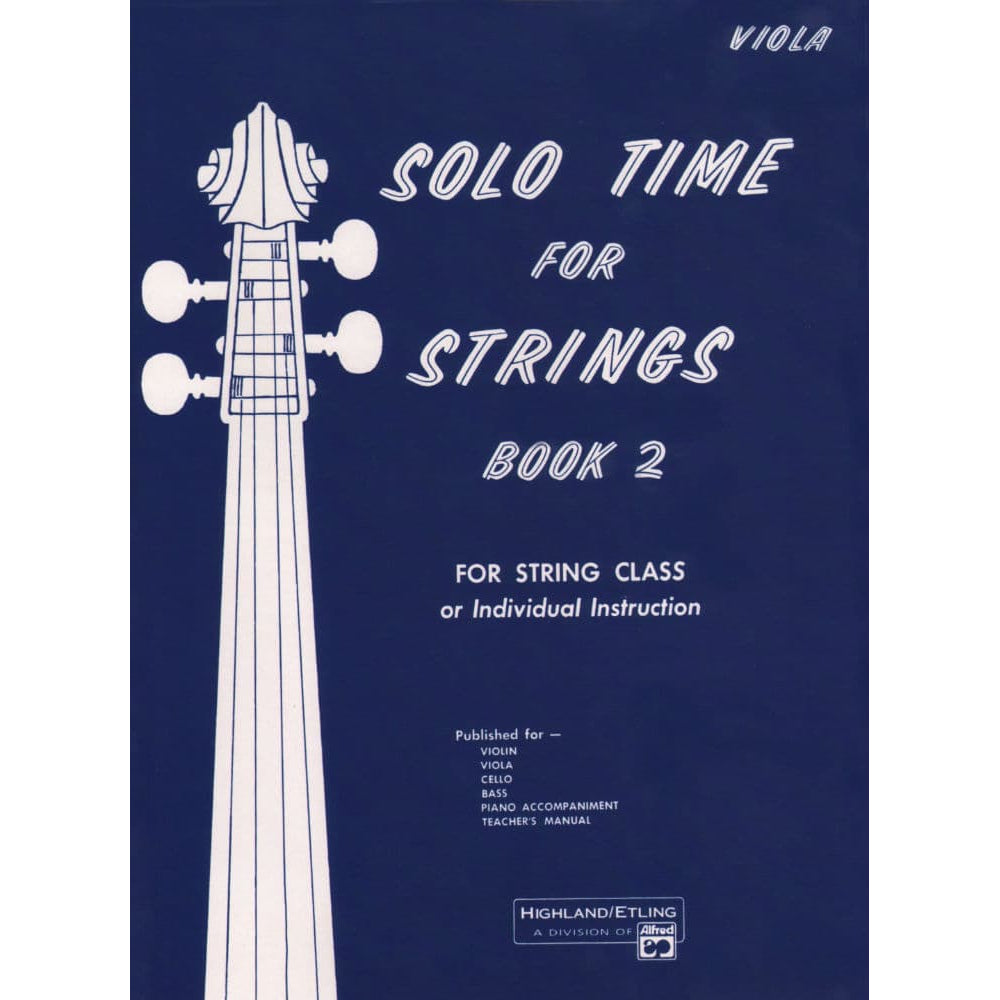 Etling, Forest - Solo Time For Strings, Book 2 - Viola - Alfred Music Publishing