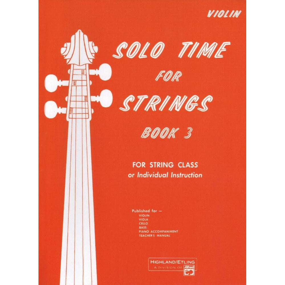 Etling, Forest - Solo Time For Strings, Book 3 - Violin - Alfred Music Publishing