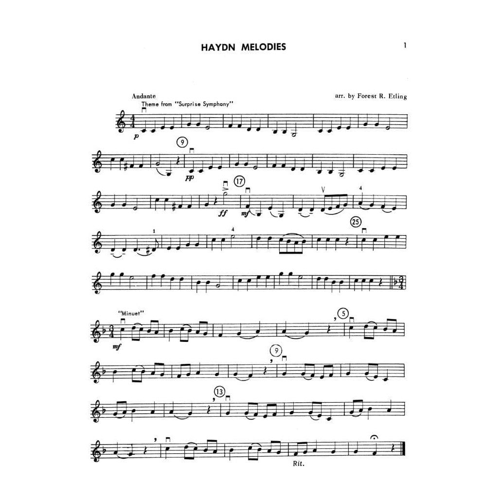 Etling, Forest - Solo Time For Strings, Book 3 - Violin - Alfred Music Publishing
