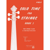 Etling, Forest - Solo Time For Strings, Book 3 - Viola - Alfred Music Publishing