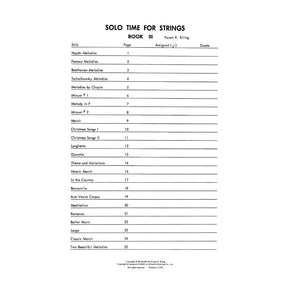 Etling, Forest - Solo Time For Strings, Book 3 - Viola - Alfred Music Publishing