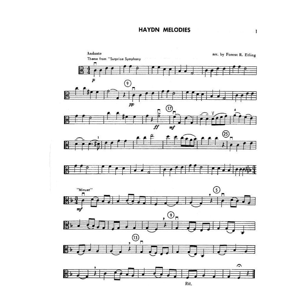 Etling, Forest - Solo Time For Strings, Book 3 - Viola - Alfred Music Publishing