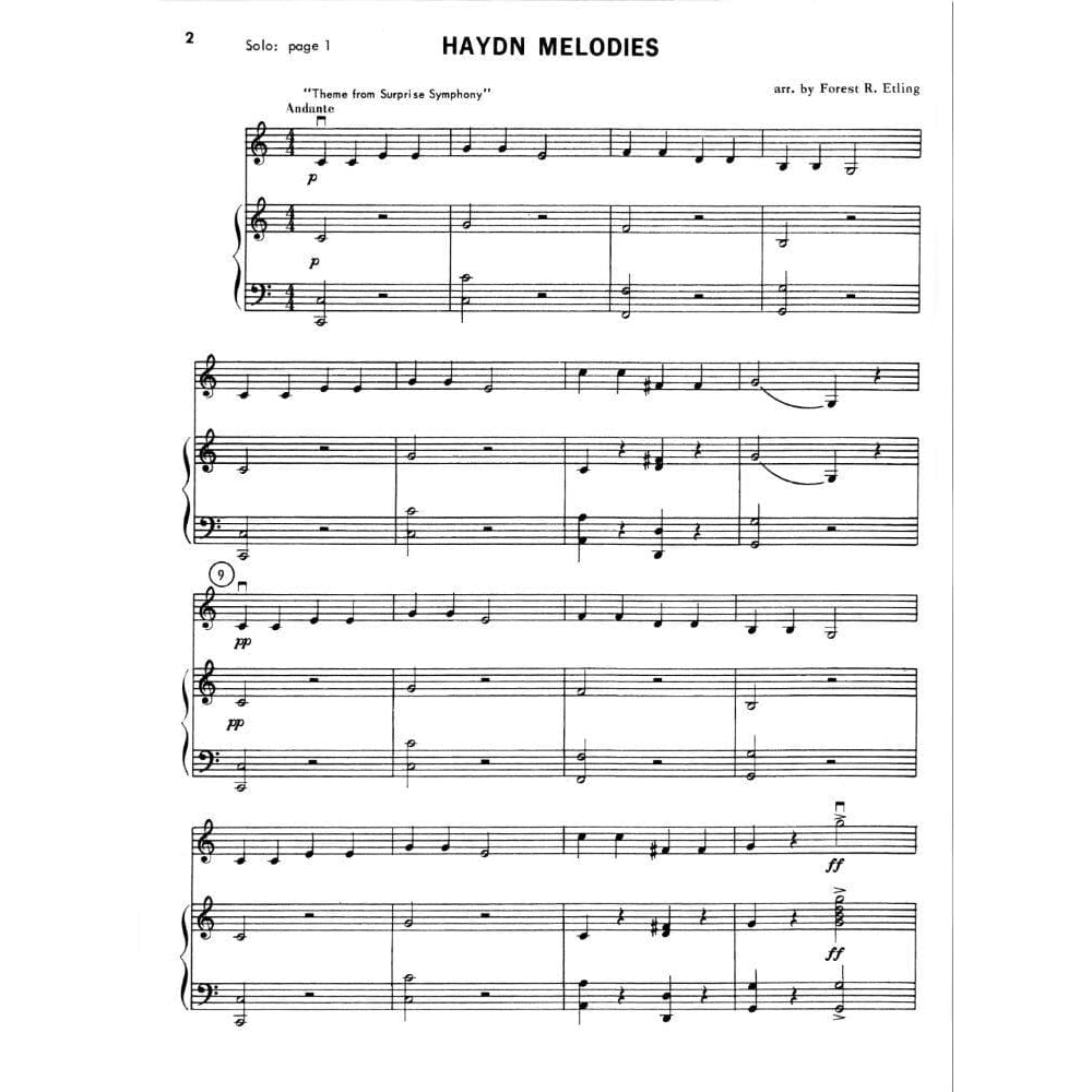 Etling, Forest - Solo Time For Strings, Book 3 - Piano Accompaniment - Alfred Music Publishing