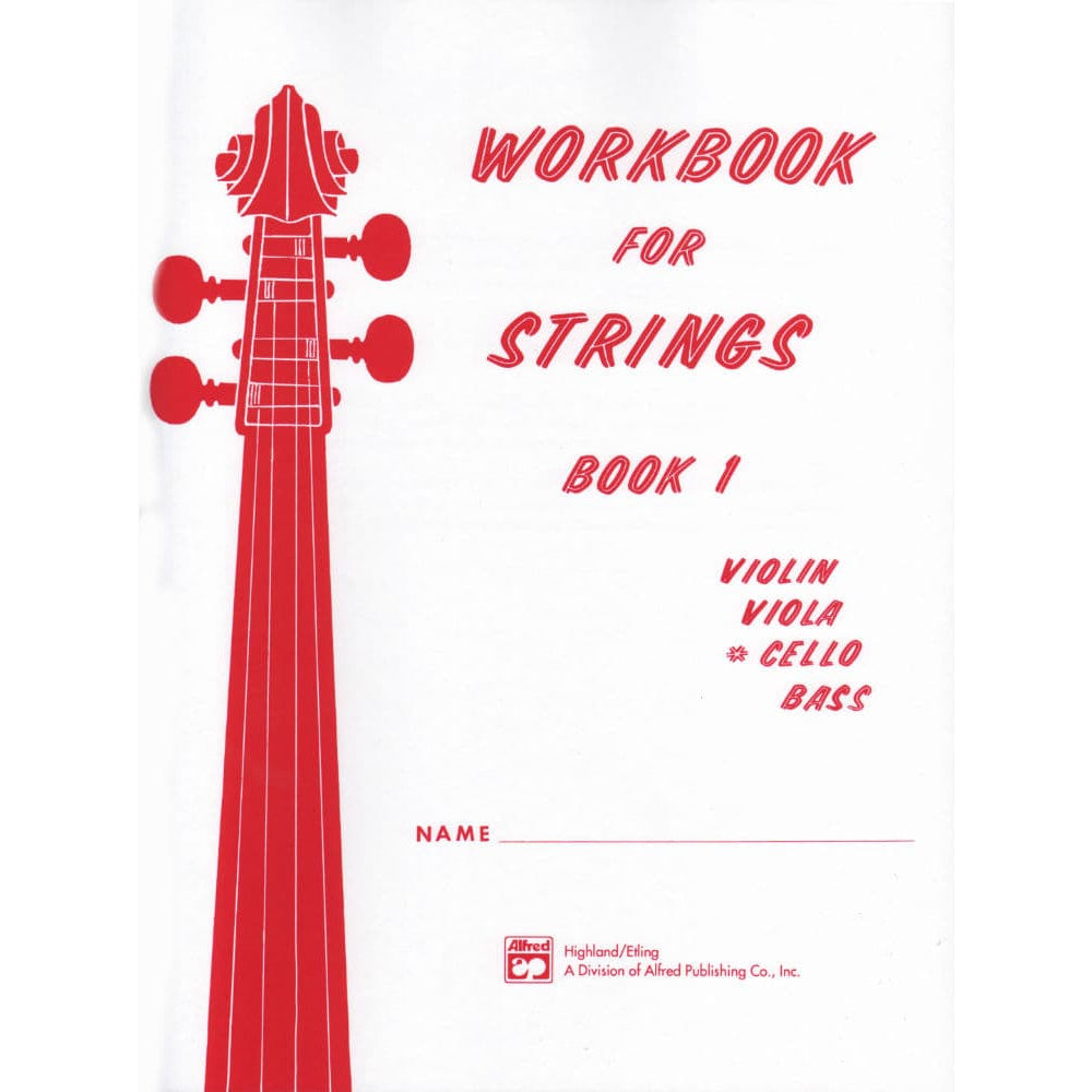 Etling, Forest - Workbook For Strings, Book 1 - Cello - Alfred Music Publishing