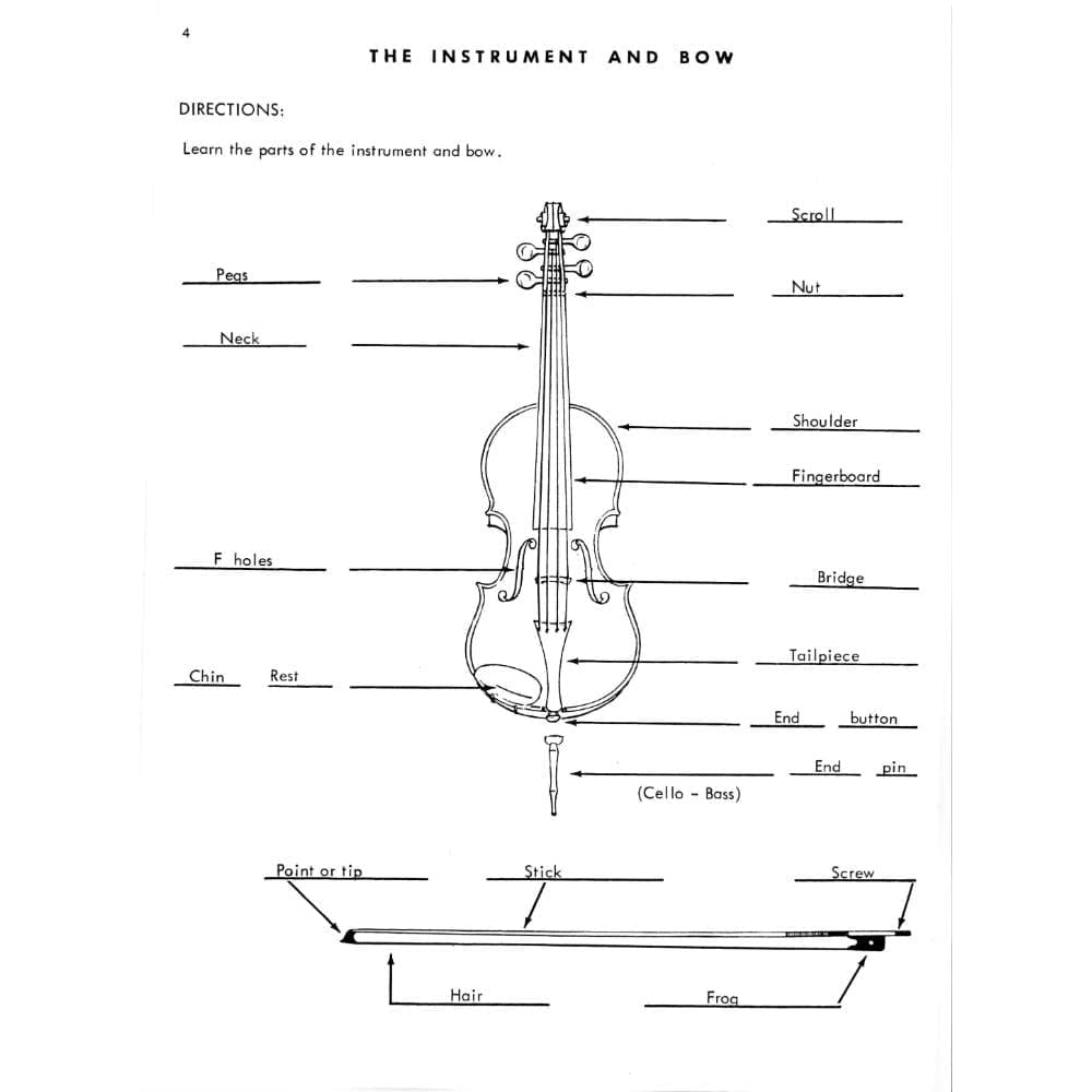 Etling, Forest - Workbook For Strings, Book 1 - Cello - Alfred Music Publishing