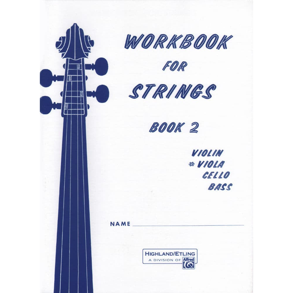 Etling, Forest - Workbook For Strings, Book 2 - Viola - Alfred Music Publishing