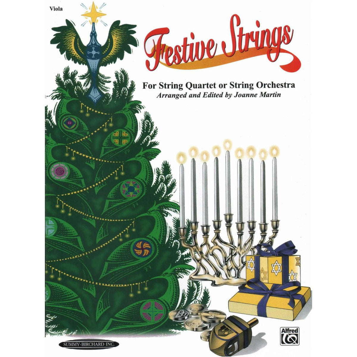 Martin, Joanne - Festive Strings for String Quartet or String Orchestra - Viola part - Alfred Music Publishing