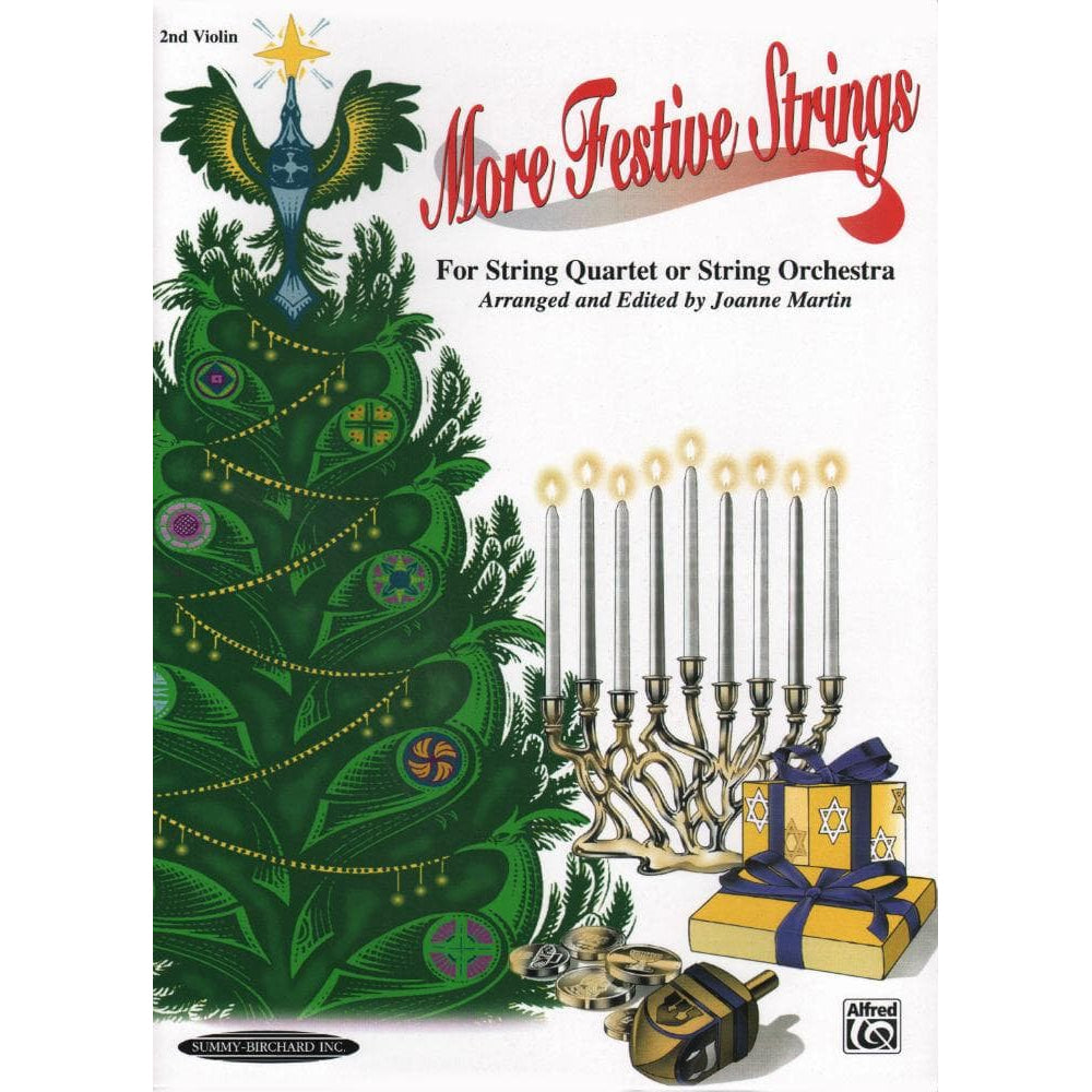 Martin, Joanne - More Festive Strings for String Quartet or String Orchestra - Violin 2 part - Alfred Music Publishing