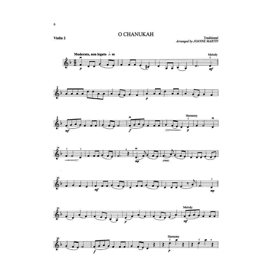 Martin, Joanne - More Festive Strings for String Quartet or String Orchestra - Violin 2 part - Alfred Music Publishing